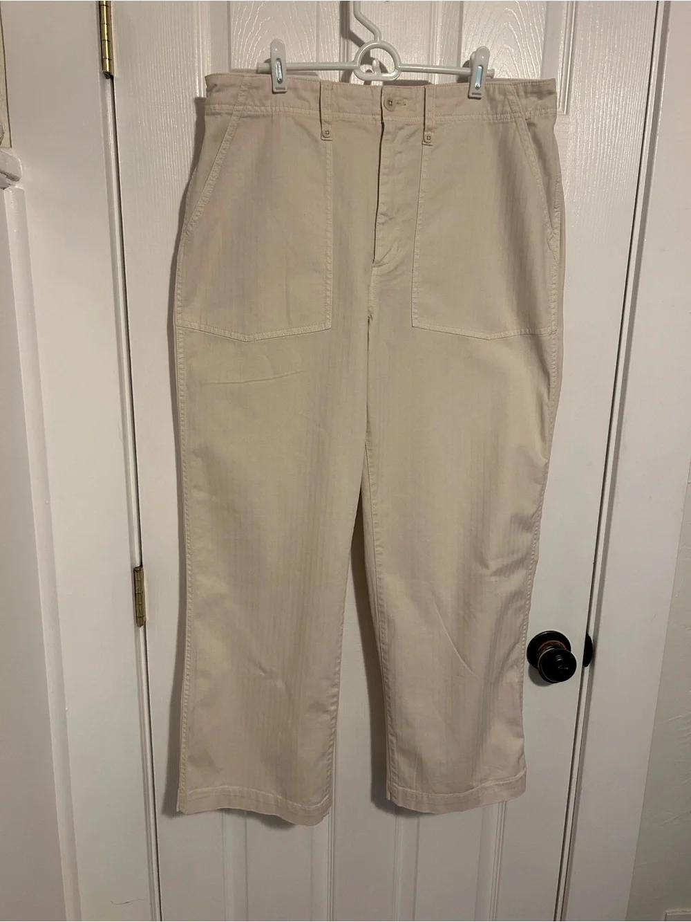 Madewell Tan Wide Leg Pants